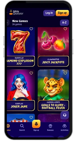 spin granny officieel site